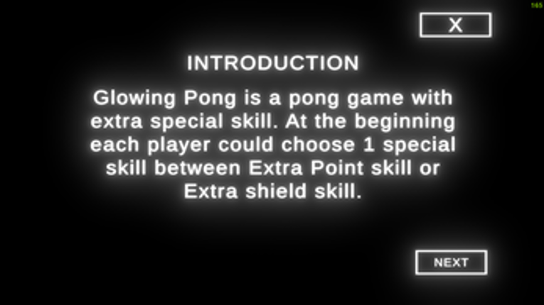 Glowing Pong screenshot