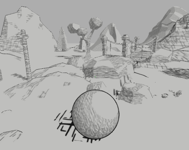 Games like Pen & Ink Shader - Godot
