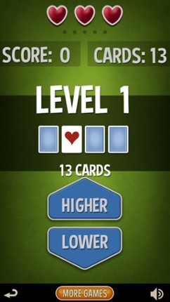 Higher Lower - Hi Low screenshot