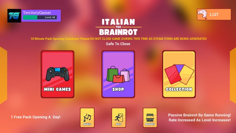 Italian Brainrot TCG screenshot