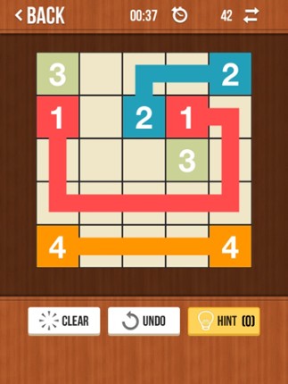 Number Link Free - Logic Path and Line Drawing Board Game screenshot