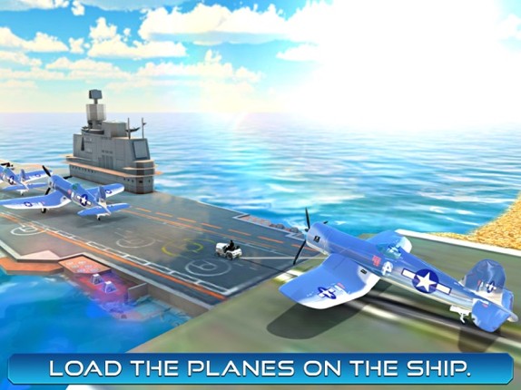 Plane Transporter Ship &amp; sea captain simulator 3D screenshot