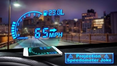 Projection Speedometer Joke Image