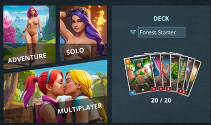 Slutty Card Collection (Free Multiplayer CCG) Image