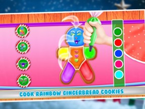 Trendy Rainbow Christmas Party Image