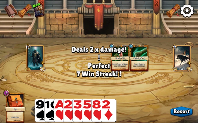 13 Playing Cards Of Demon screenshot