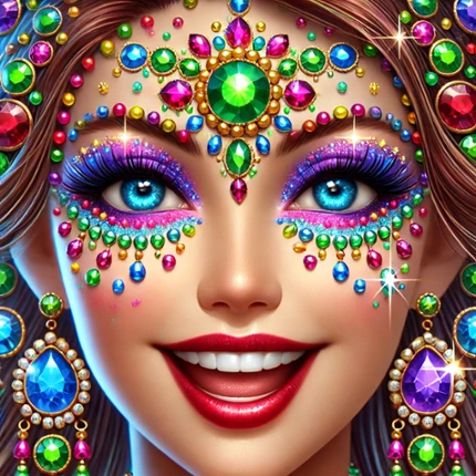 Diamond Makeup Image
