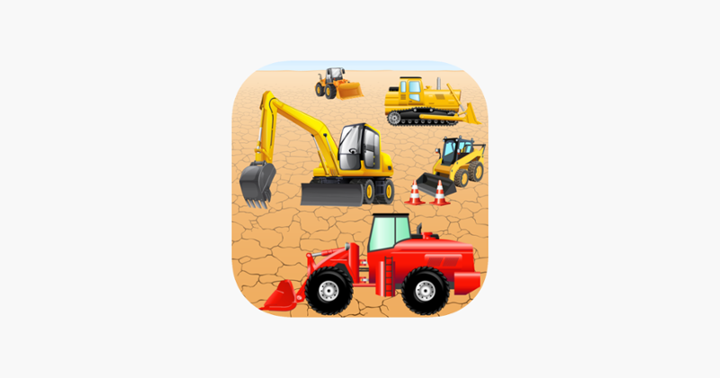 Digger Puzzles for Toddlers and Kids : play with construction vehicles ! Image