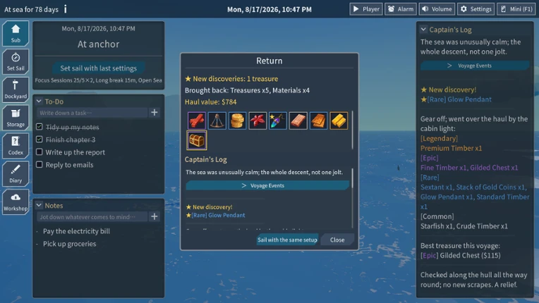 Dive Log: A Focus Voyage Image
