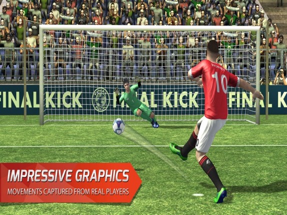 Final Kick VR - Virtual Reality free soccer game for Google Cardboard screenshot