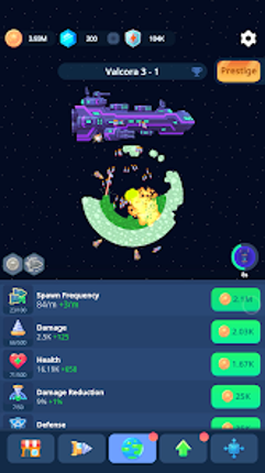 Planet Miner: Idle Action Game screenshot