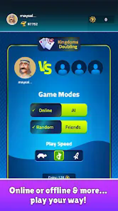 Trix King of Hearts Card Game screenshot