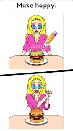 Draw Happy Beauty - draw games screenshot