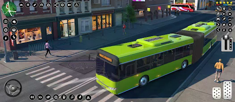 Driving simulator Bus Games screenshot