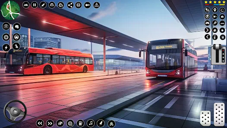 Driving simulator Bus Games screenshot