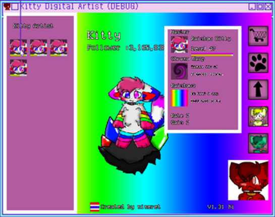 Kitty Digital Artist screenshot