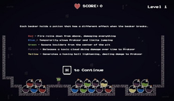 Prakzar's Problematic Potion Puzzle Pit screenshot