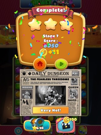 Jewel Dungeon Match 3 screenshot