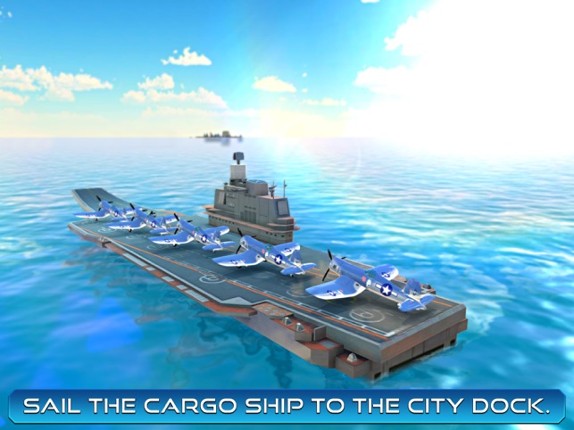Plane Transporter Ship &amp; sea captain simulator 3D screenshot