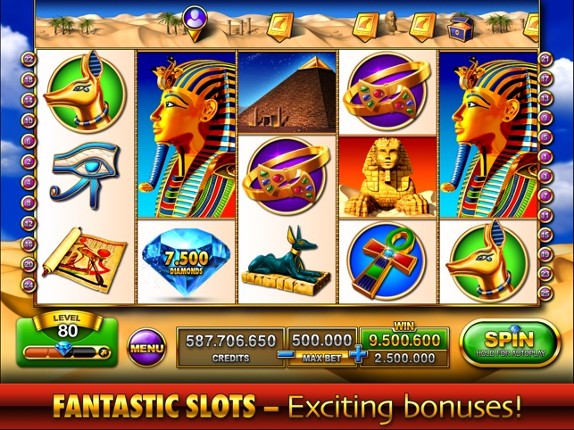 Slots - Pharaoh's Fire screenshot