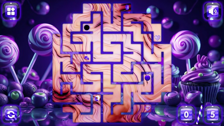 Sweetie Candy Maze: Violet Plum screenshot