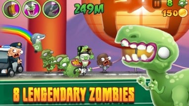 Zombie Run Halloween Party Image