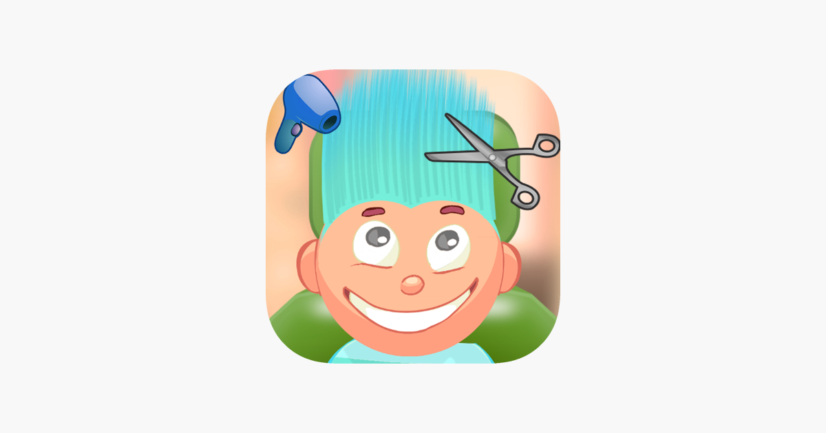 Games like Child game / Cut light blue hair