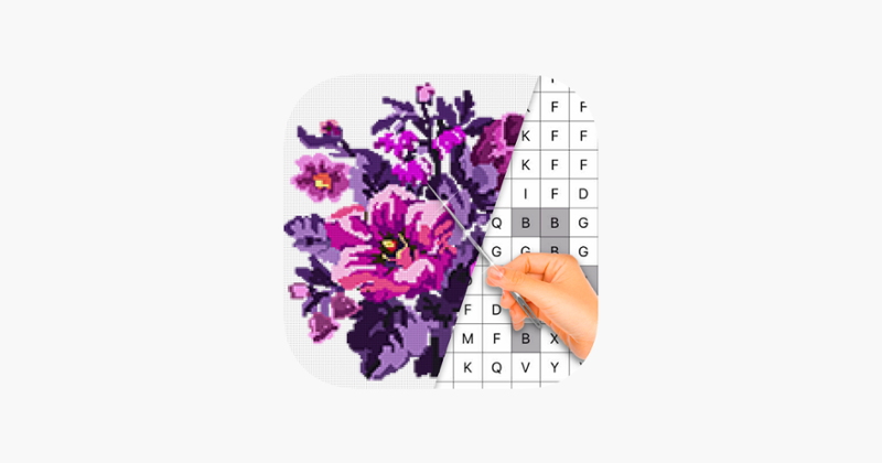 Cross stitch : Color by Letter Image