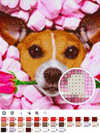 Cross stitch : Color by Letter screenshot