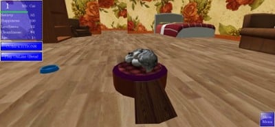 Cute Pocket Cat 3D Image