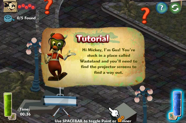 Epic Mickey: Path Painter screenshot