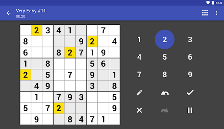 Andoku Sudoku 3 screenshot