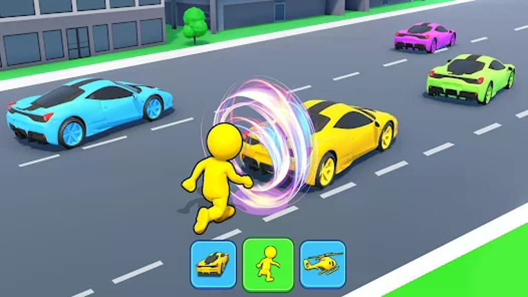 Shape Evolution: Race and Run Image