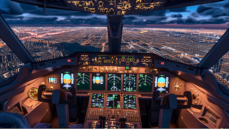 Flight Simulator Plane Game Image