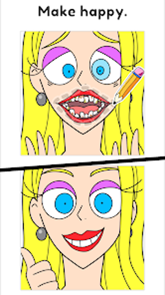 Draw Happy Beauty - draw games screenshot