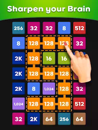 Merge 2248: Link Number Puzzle screenshot