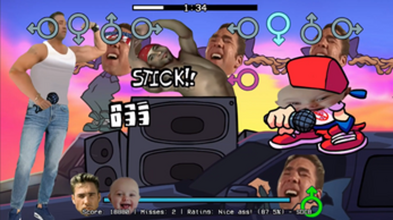 Friday Stick Finger': vs Billy Herrington Image