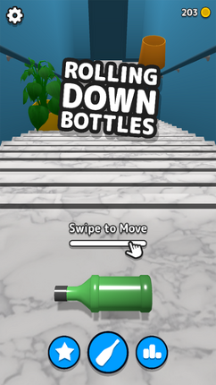 Rolling Down Bottles Image