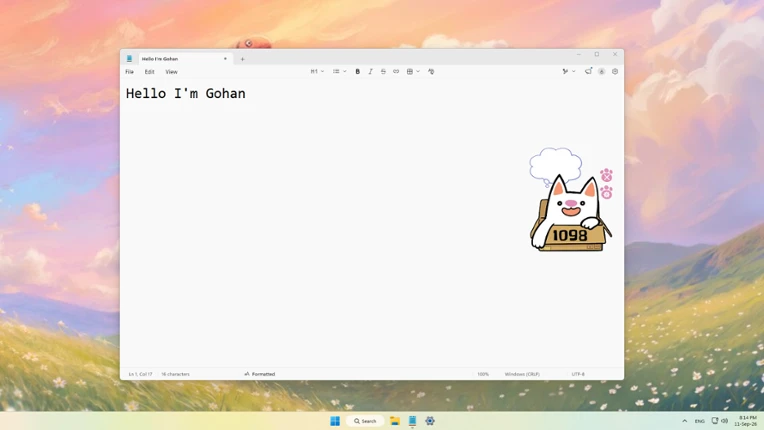 GOHAN a little dreamer screenshot
