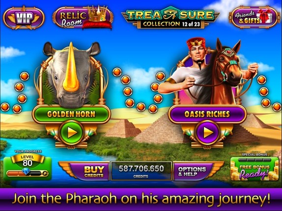 Slots - Pharaoh's Fire screenshot