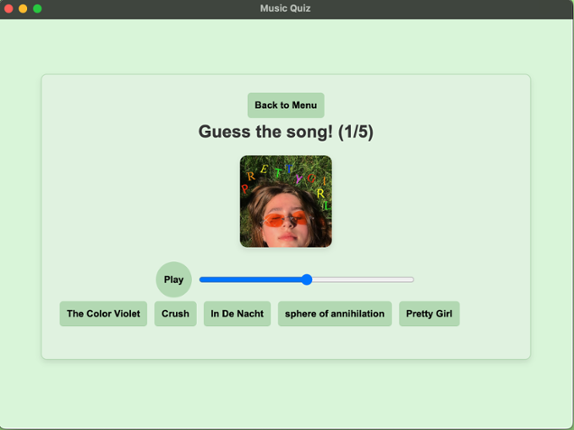 Sops music quizz app Image