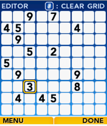 Sudoku: Powered by Jamdat Image