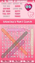 Valentine's Day Word Search Image