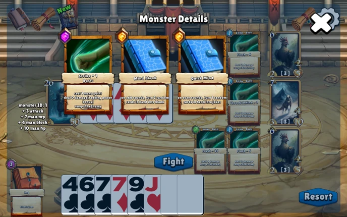 13 Playing Cards Of Demon screenshot