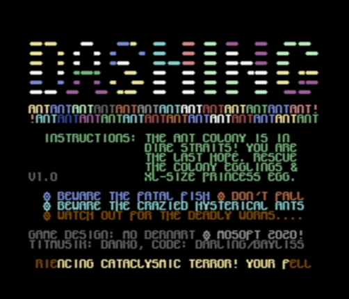Dashing Ant (C64) Commodore 64 screenshot