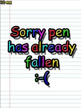 Falling pen screenshot