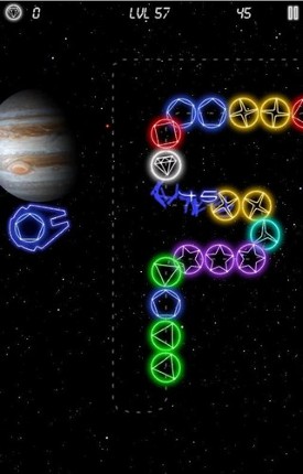 Neon Marble : Space Rush screenshot