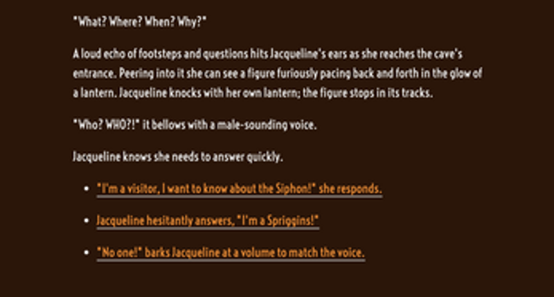 The Sieve and the Siphon screenshot