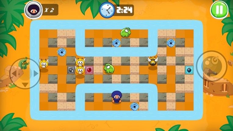 Ninja Boy Adventures - Bomberman edition screenshot