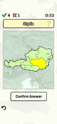 States of Austria Quiz screenshot